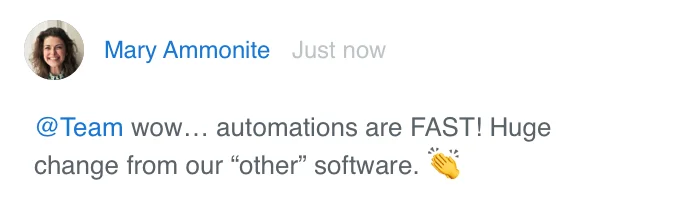 InfoLobby comment - really fast custom automations